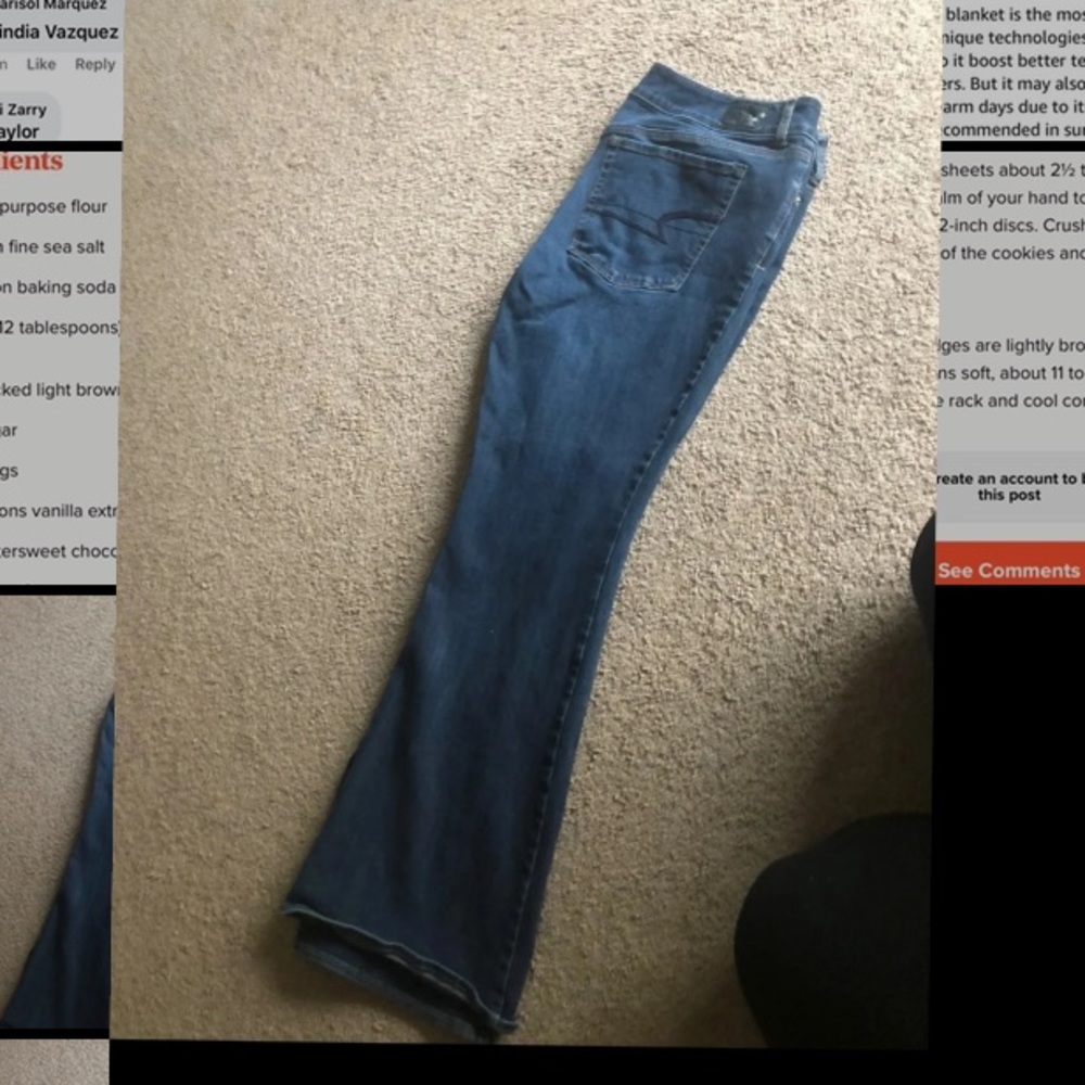2 Pairs of American Eagle Jeans 18R